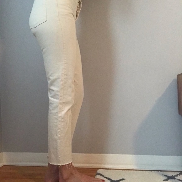 SOLD Free People (Levi’s) High Waisted Ankle Crop in Cream, 26 - Picture 9 of 9